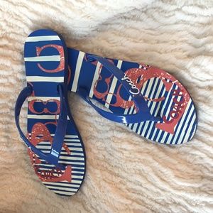 Ladies Coach flip flop sandals
